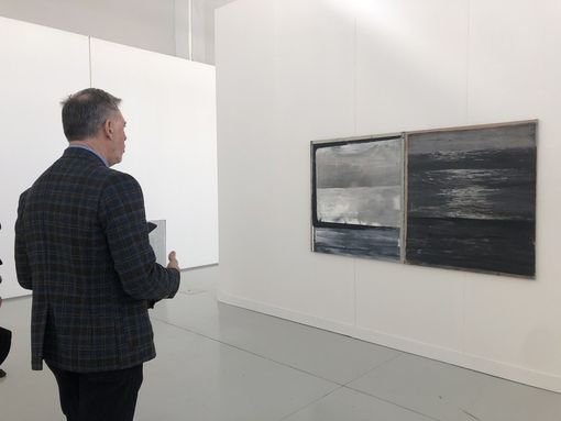 In foto la mostra di Alessandro Scarabello al MEF In foto la mostra di Alessandro Scarabello al MEF