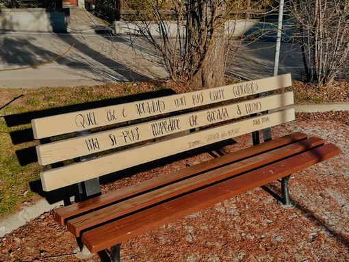 panchina della memoria