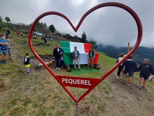 A Fenestrelle una panchina gigante