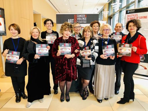 Inaugurata al Jefferson Hospital di Philadelphia la mostra "Art vs Cancer&amp;violence”