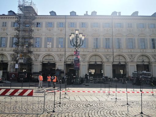 Piazza San Carlo riprese video spot Eurovision Piazza San Carlo riprese video spot Eurovision