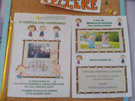 La materna “Piccolo Torino” si rifà il look: e i lavori li finanziano i genitori e i commercianti della zona