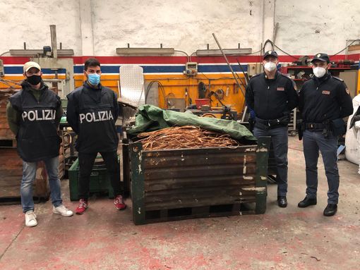 sequestro di rame - foto d'archivio