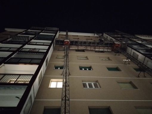 ponteggio via plava ponteggio via plava