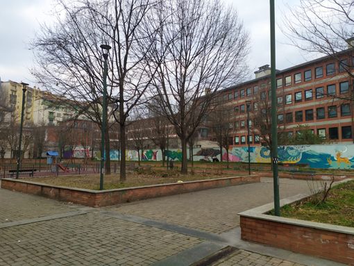 portineria di comunità in un grosso complesso abitativo