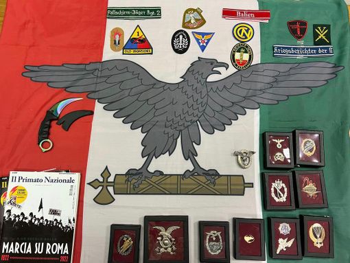 materiale sequestrato