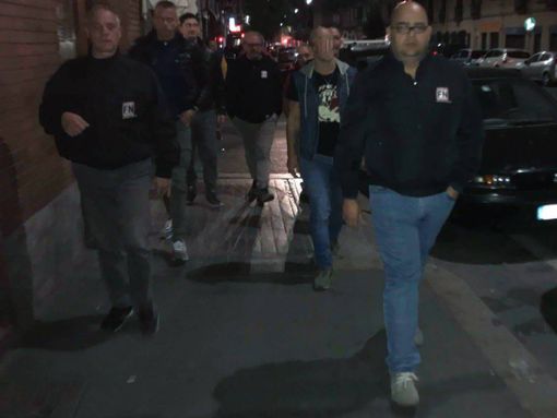 Forza Nuova, passeggiata notturna per la sicurezza in corso Vercelli
