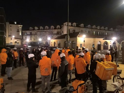 Lo sciopero dei riders Lo sciopero dei riders