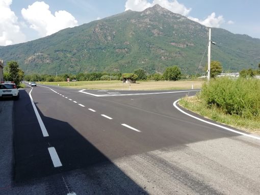 immagine di repertorio della strada per Quincinetto