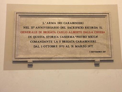 Anche Torino ha ricordato la figura del generale Carlo Alberto Dalla Chiesa Anche Torino ha ricordato la figura del generale Carlo Alberto Dalla Chiesa