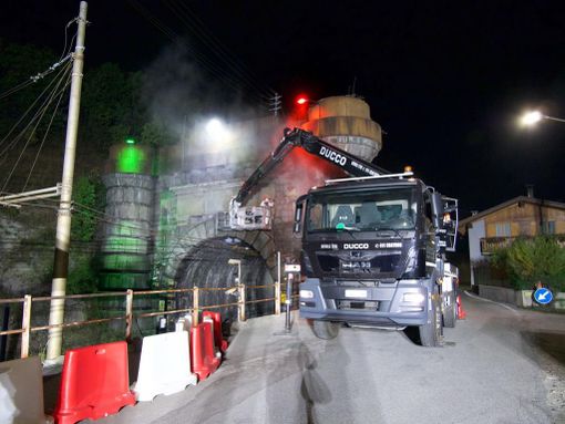 traforo del frejus - foto d'archivio traforo del frejus - foto d'archivio