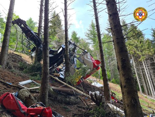 La cabina della tragedia del Mottarone