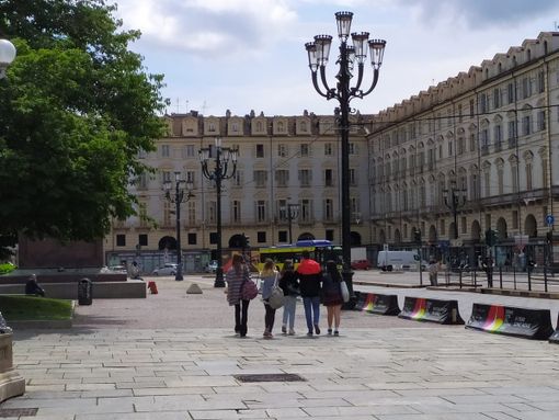 Piazza Castello e Valentino deserti per l'ultimo giorno di scuola ai tempi del coronavirus e della didattica a distanza Piazza Castello e Valentino deserti per l'ultimo giorno di scuola ai tempi del coronavirus e della didattica a distanza