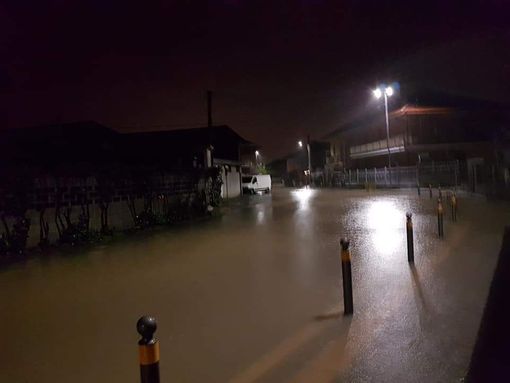 Strade chiuse causa maltempo a Volvera e None