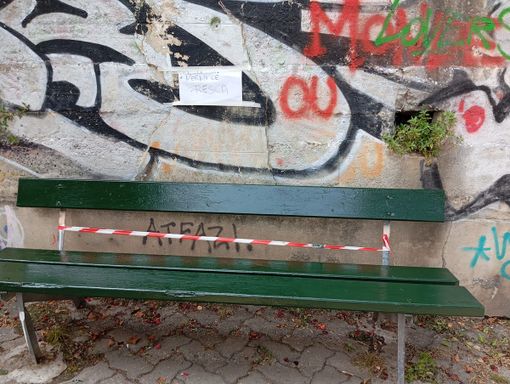 Le donne di Vanchiglia verniciano le panchine lungo il Po: “Segnale contro gli atti vandalici”
