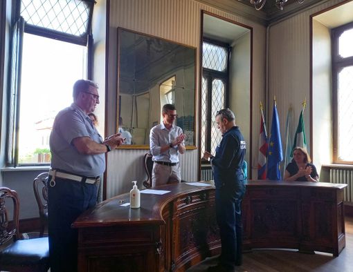 La cerimonia di consegna La cerimonia di consegna