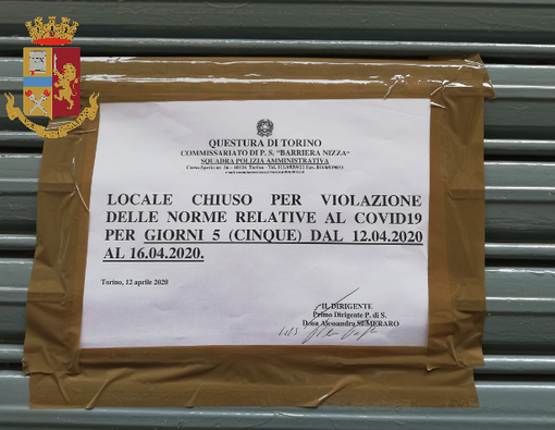 Tre esercizi pubblici aperti, nonostante lo stop decretato dalla Giunta regionale: scattano multa e chiusura per cinque giorni