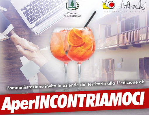 Manifesto con aperitivo