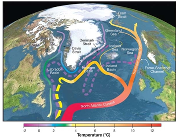 Studio del Politecnico mette in relazione l'aumento della temperatura all'indebolimento delle correnti atlantiche