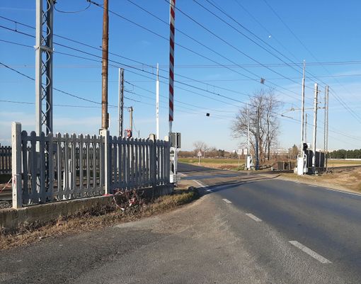 La sp139 di Airasca passaggio a livello La sp139 di Airasca passaggio a livello