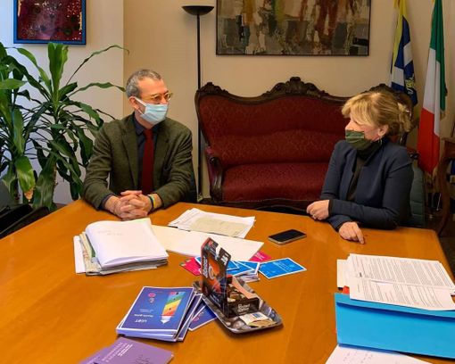 Jacopo Rosatelli ed Elena Apollonio