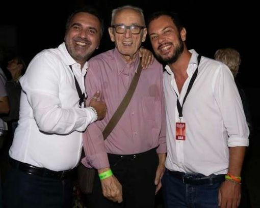 Beppe Osella tra Paolo Montagna e Davide Guida Beppe Osella tra Paolo Montagna e Davide Guida