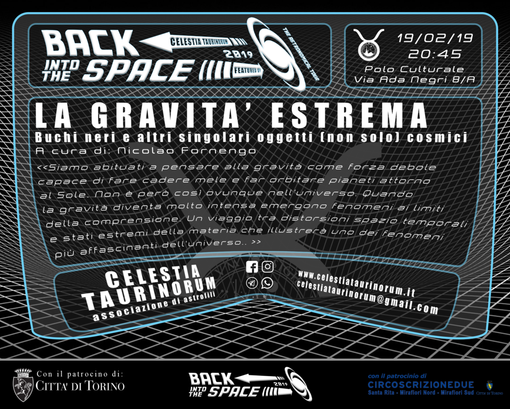 Torinesi con il naso all'insù: Celestia Taurinorum organizza Back InTO The Space
