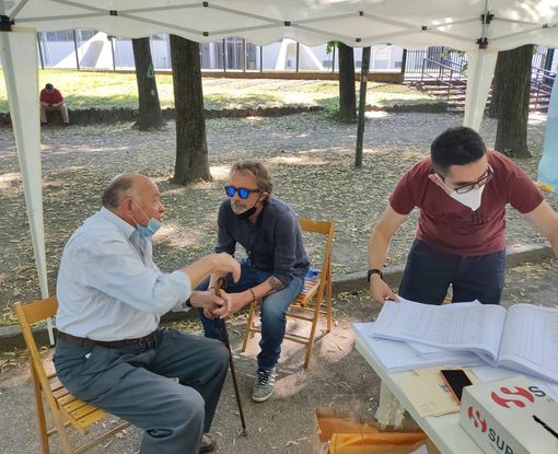 Il segretario Carretta ai seggi delle Primarie
