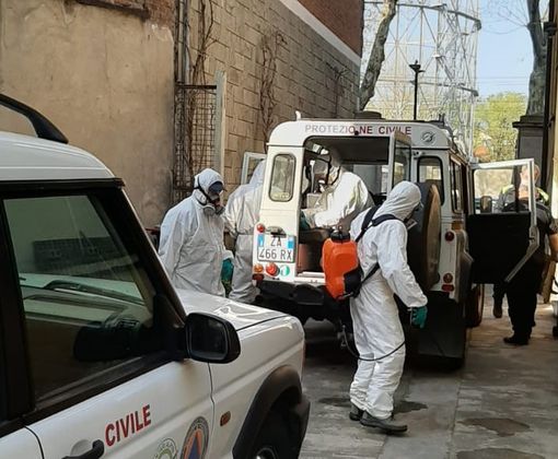Protezione Civile torinese impegnata in corsi dedicati alla sanificazione Protezione Civile torinese impegnata in corsi dedicati alla sanificazione
