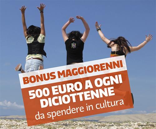 L’Assessorato alla Cultura promuove l’iniziativa “Bonus cultura” per i neo maggiorenni di Carmagnola