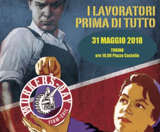Giovedì in piazza Castello il &quot;Workers day&quot; su Fca