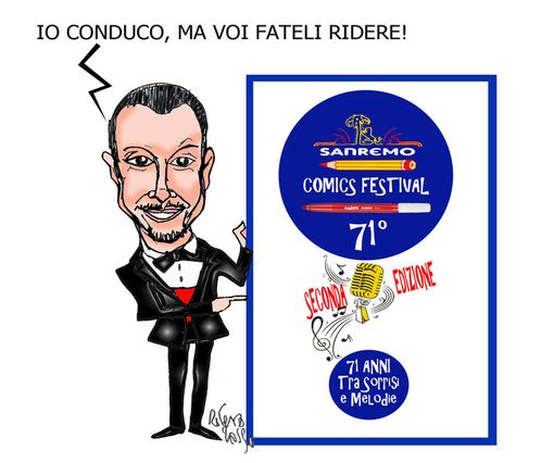 Al via la seconda edizione di “Sanremo Comic Festival”, edizione dedicata a “71 anni di polemiche e melodie” Al via la seconda edizione di “Sanremo Comic Festival”, edizione dedicata a “71 anni di polemiche e melodie”