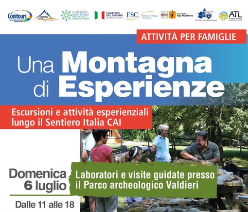 2° appuntamento del progetto “Una Montagna di Esperienze” presso il Parco Archeologico di Valdieri 2° appuntamento del progetto “Una Montagna di Esperienze” presso il Parco Archeologico di Valdieri