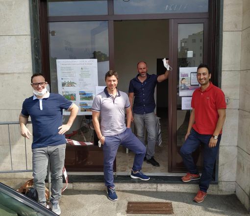 Fabiano Vodini a destra Fabiano Vodini a destra