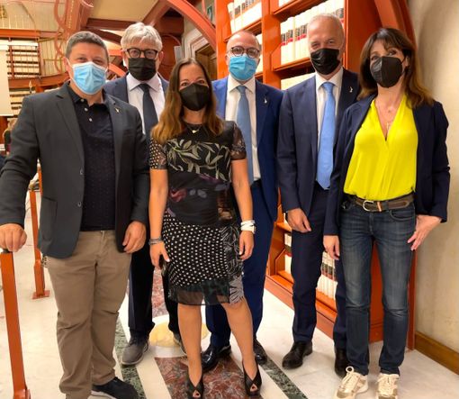 I parlamentari Giorgio Bergesio ed Elena Maccanti I parlamentari Giorgio Bergesio ed Elena Maccanti