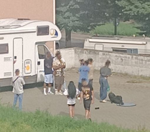 Degrado in una zona di case Atc Degrado in una zona di case Atc