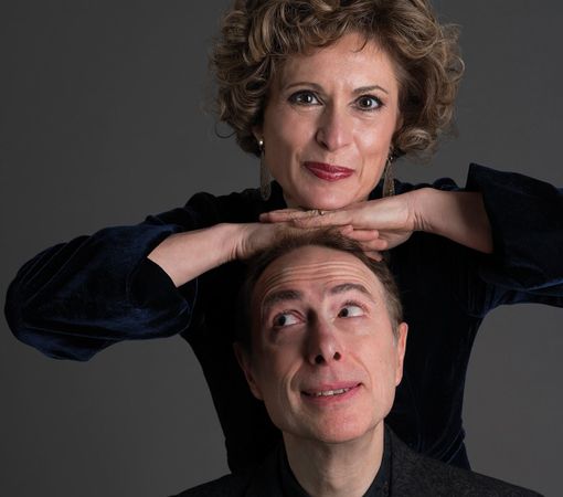 "Rossini, il folle" nell'interpretazione di Sandro Cappelletto e del Duo Alterno al Borgo Medievale "Rossini, il folle" nell'interpretazione di Sandro Cappelletto e del Duo Alterno al Borgo Medievale