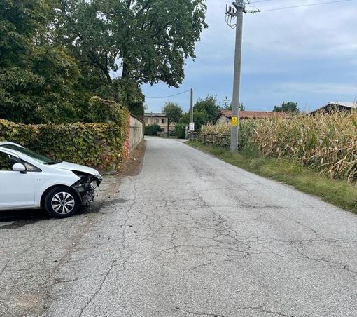 L’auto incidentata lo scorso 25 settembre L’auto incidentata lo scorso 25 settembre