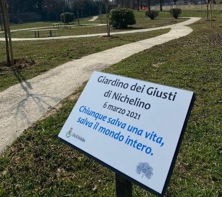 Giardino dei Giusti a Nichelino