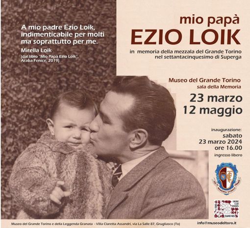 Grugliasco, il museo del Grande Torino tra Luca Fusi ed Ezio Loik Grugliasco, il museo del Grande Torino tra Luca Fusi ed Ezio Loik