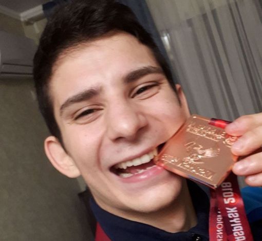 Lotta: medaglia di bronzo per il cussino Jacopo Sandron ai Campionati Europei Senior