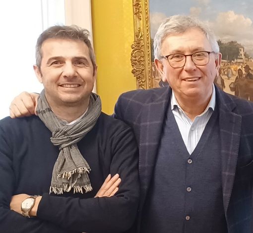 L'assessore Vitale e il sindaco Castello L'assessore Vitale e il sindaco Castello