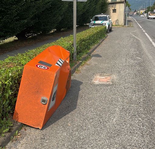 Il box abbattuto lo scorso luglio Il box abbattuto lo scorso luglio