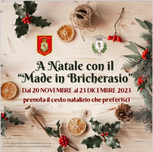 Novità nelle ceste natalizie ‘Made in Bricherasio’