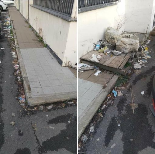 il piazzale dell'ex benzinaio di corso Giulio Cesare il piazzale dell'ex benzinaio di corso Giulio Cesare