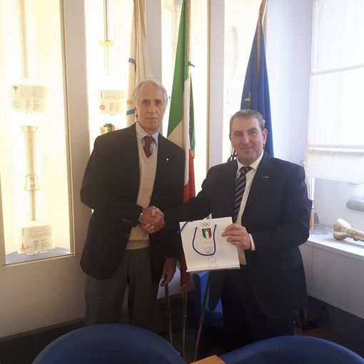 Venaria, il sindaco Falcone dal presidente del Coni per il rilancio dell'area San Francesco