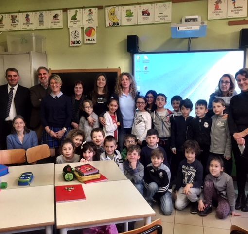 Venaria, inaugurate al “Matitone” le 10 LIM delle scuole cittadine