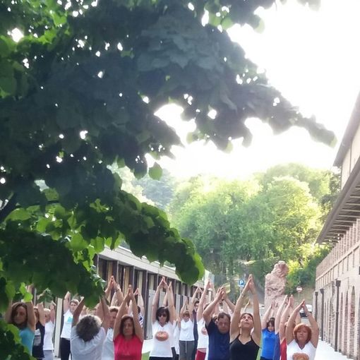 Castello di Rivoli, il solstizio d'estate si celebra facendo yoga