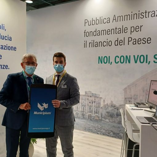 Il sindaco Claudio Castello a Parma