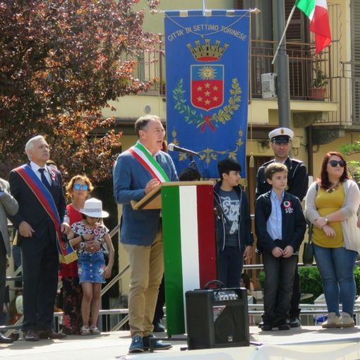 Celebrazioni per il 73° Anniversario della Liberazione a Settimo Torinese